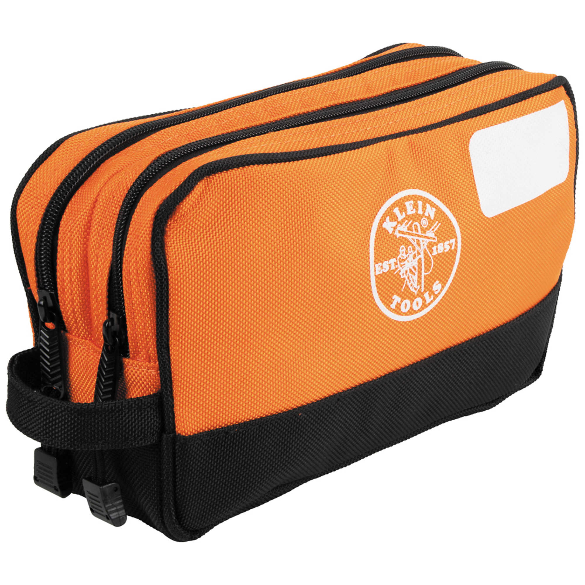 Double Zipper Bag, 10 x 6-Inch, Orange, Model# 55582